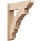 Ekena Millwork 8-in W x 28-in D x 36-in H Balboa Slat Rough Cedar Woodgrain TimberThane Outlooker, Primed Tan OUTUR080X28X36BOA24RCPR - alternate 1